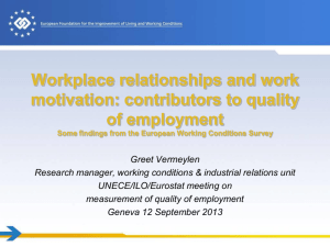 Work motivation - United Nations Economic Commission for Europe