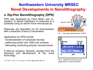 Northwestern University MRSEC Novel Developments in
