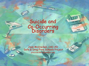 Youth Suicide and Co-Occurring Disorders PowerPoint