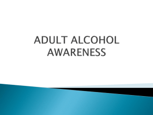 Adult Alcohol Awarness