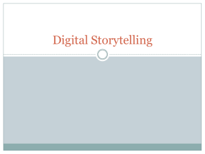 Digital storytelling ppt