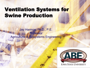 Ventilation Systems for Swine Production