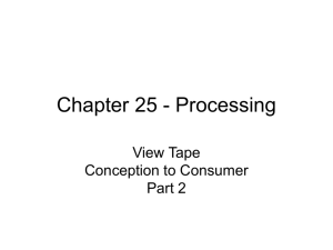 Chapter 25 - Processing