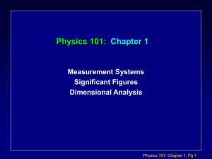 PHY101 Notes