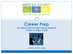 Career Preparatory Presentation - Robbinsville Public School District