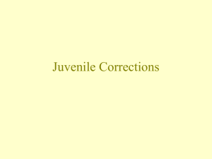Juvenile Corrections