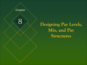 Determining Externally Competitive Pay Levels and Structures
