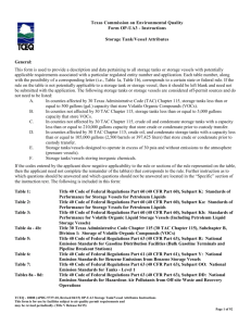 Instructions-Storage Tank/Vessel Attributes