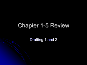 Chapter 1-5 Review