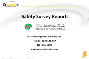 PDO-Process Safety report