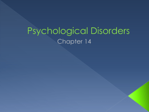 Psychological Disorders