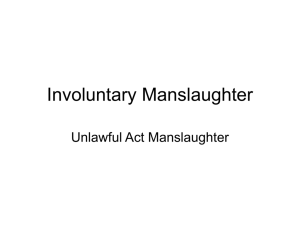 Involuntary Manslaughter - Teaching With Crump!