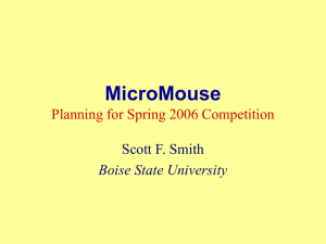 Area Micro-Mouse Overview