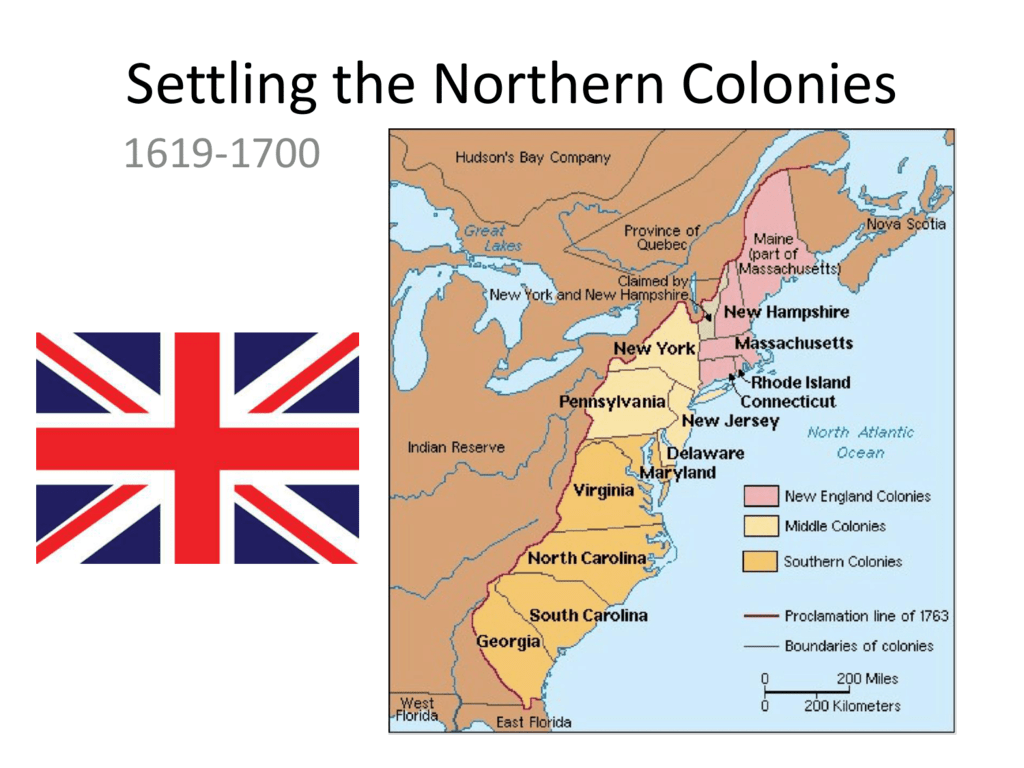 Settling The Northern Colonies