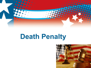 on death penalty sentences Capital punishment varied for each