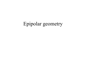 Epipolar geometry