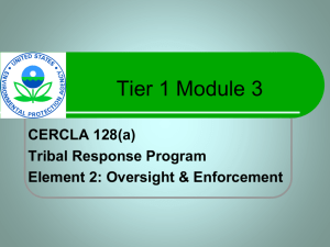 AK TRP Module I-3 Oversight Enforcement