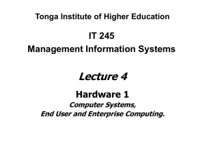 Hardware - Tonga Institute of Higher Education