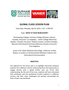 global class lesson plan