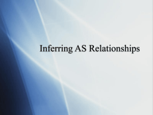 Inferring AS Relationships