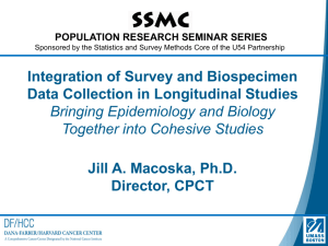 Presentation slides for Dr. Jill Macoska