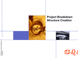 abb Project Breakdown Structure Creation