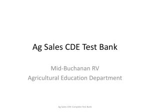 Ag-Sales-CDE-Complete-Test