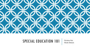Special Education 101 - Central Columbia School District