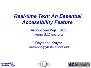 Realtime Text: An Essential Accessibility Feature