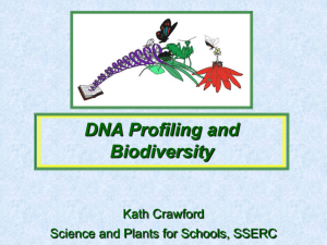 DNA Profiling and Biodiversity