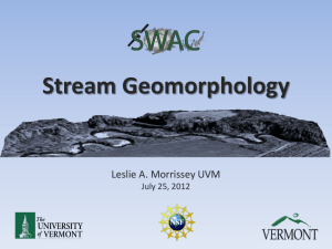 Stream Geomorphology