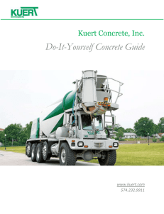 Kuert DIY Guide - Kuert Concrete, Inc.
