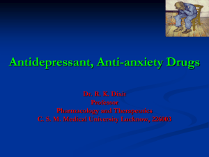 Antidepressant, Anti