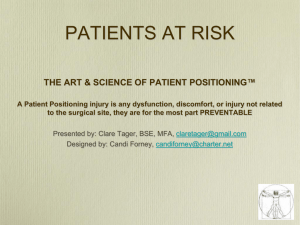 PATIENTS AT RISK
