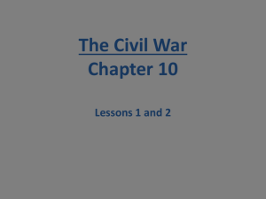 Chapter 10 Lessons 1 and 2 PowerPoint Review