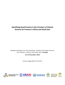 White paper_Good Practices Scaling Up Climate Services for