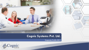Details - Cognic Systems