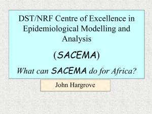 DST/NRF Centre of Excellence in Epidemiological Modelling and