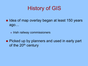 a Brief History of GIS