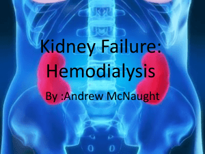 Kidney Failure: Hemodialysis