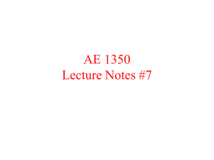AE 2350 Lecture Notes #7