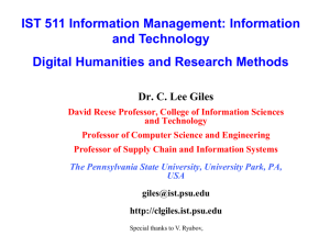 DH - Professor C. Lee Giles