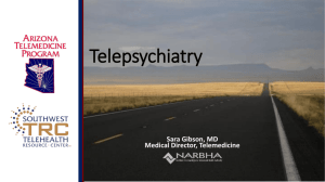 Telepsychiatry