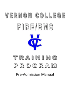 Pre-Admission Packet