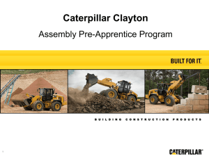 Caterpillar Assembly Pre