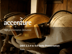 DBS 2 3 4 to 5.0 Parts Delta Presentation v2