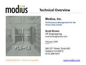 Modius Investor Presentation
