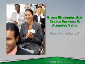 Green Strategies that Create Business & Attendee