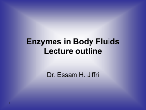 factors affecting serum enzyme activity