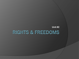 Rights & Freedoms - mrs. black's website